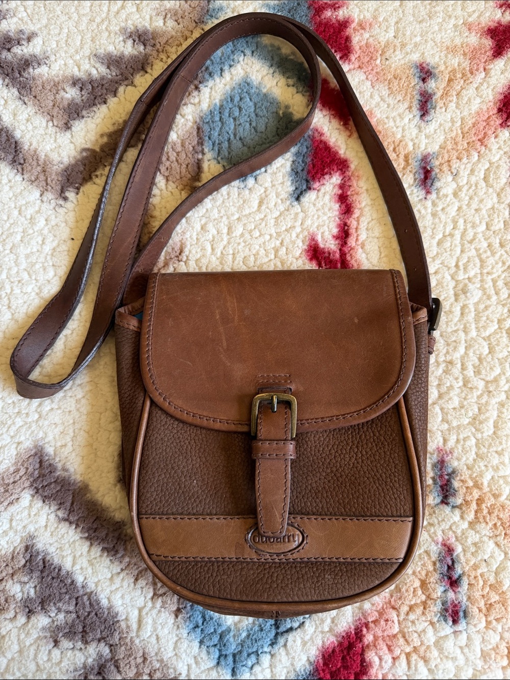 Dubarry of Ireland Brown Leather Crossbody Bag